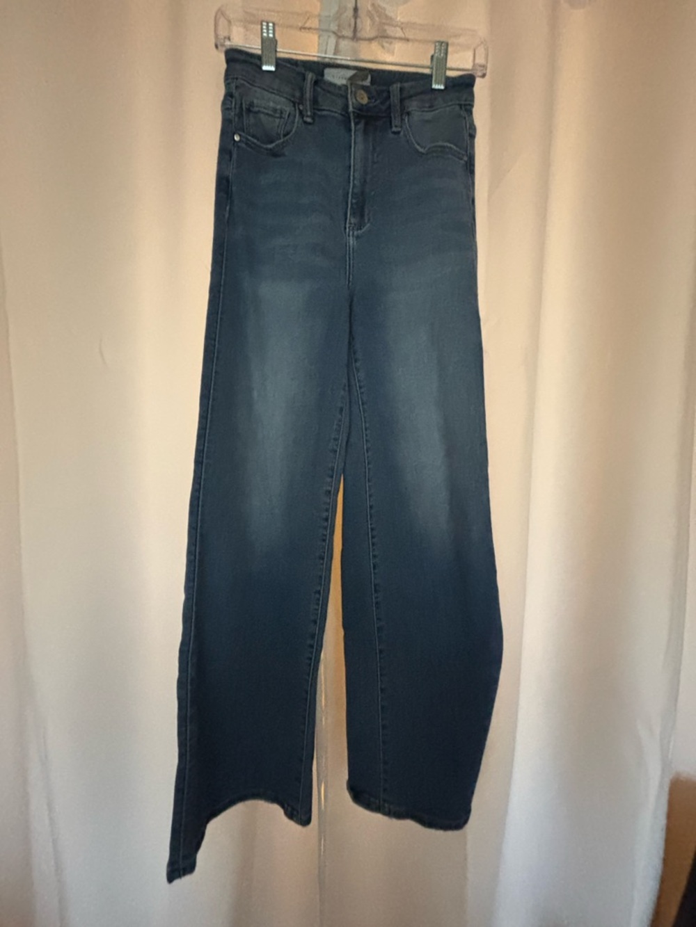 Risen dark wash jeans ( wide leg)